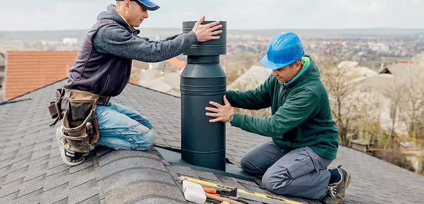 Chimney Flashing Replacement for Storm Damage in Tuttle