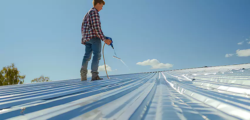 EPDM Roofing Installation Drip Edge in Tuttle