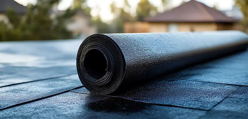 Rubber Flat Roof Replacement in Tuttle
