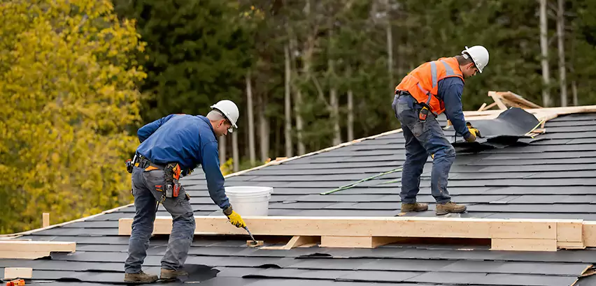 Garage Felt Roof Replacement in Tuttle
