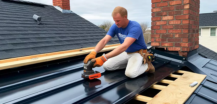 Metal Barn Roof Replacement in Tuttle