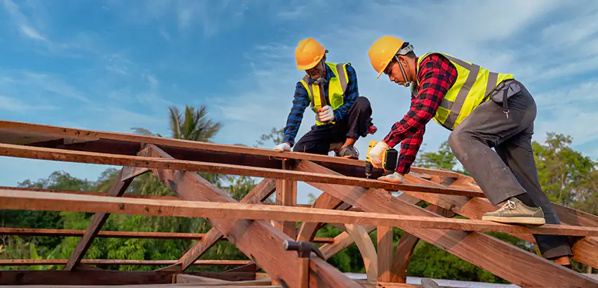 Mobile Home Roof Truss Repair in Tuttle