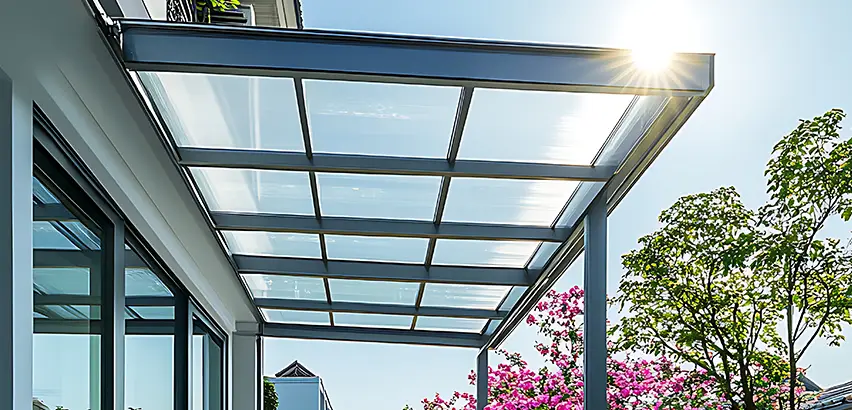 Glass Patio Roof Installation in Tuttle