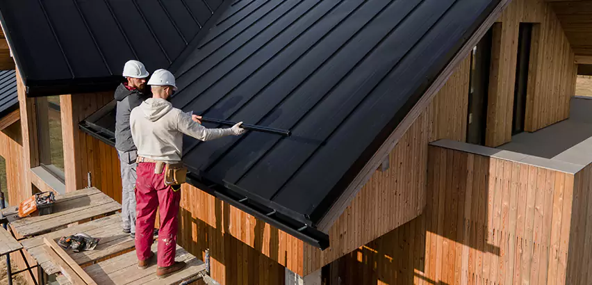 Metal Barn Roof Repair in Tuttle
